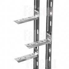 WALL STARTER RAIL - 41 x 1200mm - STAINLESS SCREWS & WASHERS - PLUGS & WALL TIES