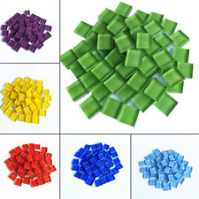 Lot Nombreux Couleur Verre Tuiles de Mosaïque pour Artisanat Bricolage Ecole