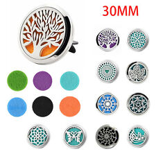 voiture inoxydable Air Vent assainisseur Huile essentielle Diffuseurs Médaillon