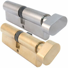 Thumb Turn Cylinder Euro Barrel Door Lock UPVC Anti Pick Anti Drill Extra Keys