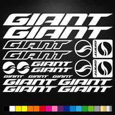Giant 19 Stickers Autocollants Adhésifs - Vtt Velo Mountain Bike Dh Freeride