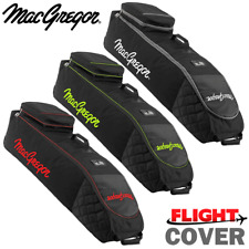 50% OFF MACGREGOR XL DELUXE WHEELED PADDED GOLF BAG FLIGHT TRAVEL COVER