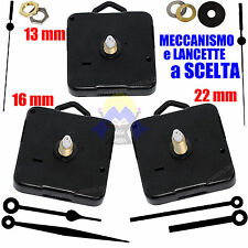 MECCANISMO Movimento OROLOGIO Ingranaggi LANCETTE Quarzo BRICOLAGE da PARETE Kit