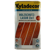 (9,38€/L) Xyladecor Holzschutz-Lasur 2in1 5L versch.Farben Holzlasur Lasur