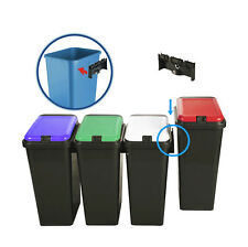 45L Plastic Recycling Recycle Bins Touch Top Bin Kitchen Waste Dustbin Rectangle