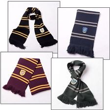 Neuf  Harry Potter Gryffindor/Slytherin/Hufflepuff/Ravenclaw Knit SCARF écharpe 