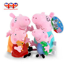 Peppa Pig Personnages, Original Peluches: Papa, Maman, Peppa Pig & George!