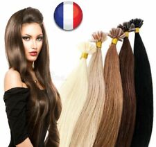 50-200 EXTENSION DE CHEVEUX POSE A CHAUD 100% NATUREL REMY HAIR 49-60CM U TIP 3A