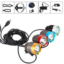 5000lm XML T6 USB Phare avant LED lumière de Lampe Frontale headlamp Vélo VTT