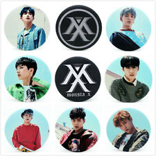 Lot of  & Fashion Kpop Monsta X Badge Brooch Chest Pin Souvenir Gift - (58mm)