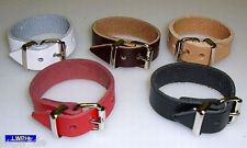 Lederriemen in 6 Farben 1,4 x 18 schwarz rot blau weiß natur braun von LWPH