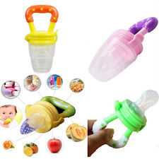 Tétine Bébé Nouveau-né Sucette Biberon Silico Nourriture Fresh Food Feeder Fruit