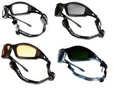 Bolle Tracker II Safety Glasses Goggles - Anti Mist & Scratch + Case Bag