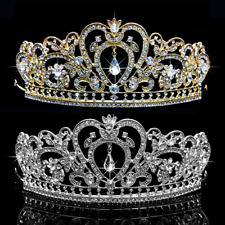 Tiara Diadem Haarschmuck Kopfschmuck Braut Straß Hochzeit Krone Haargesteck