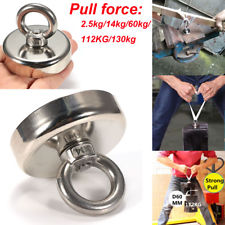 Aimant Néodyme de Détection Puissant Adhérence 2.5kg/14kg/60kg/112kg/130kg Pêche