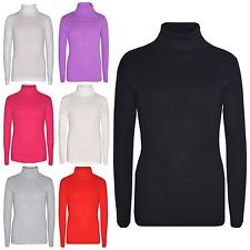 KIDS GIRLS POLO NECK T SHIRT RIBBED COTTON JUMPER LONG SLEEVE TOP AGE 2-13 YEARS