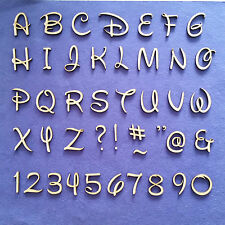 DISNEY FONT WOODEN MDF LETTERS & NUMBERS IN VARIOUS SIZES TO CHOSE FROM