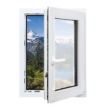 Finestre PVC Anta Ribalta Vetro OPACO per BAGNO Larghezza: 500mm Varie altezze