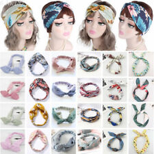 Femme Bandeau Turban Headband Cheveux Serre-tête Yoga Extensible Accessoires