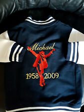 Michael Jackson kids embroidered varsity jacket