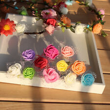 144pcs Bridal mousse rose fleurs poignet corsage mariage voiture décoration