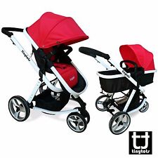 Urban by Tinytots 3in1 Combi Stroller - Travel System Baby Pram Pushchair