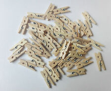 40 80 100 120 200 Stück Mini Holz Klammern Clip Wäscheklammern Deko Klammer