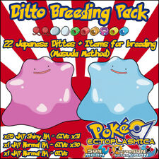 JPN Ditto 6IV Pack All Natures Breeding 6IVs ☀️ Shiny 🌙 Pokemon Sun Moon USUM