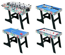 Table Multi Jeux Pliante Billard Tennis Babyfoot Hockey Basketball Cadeau Noël