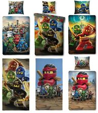 Auswahl Lego Ninjago Movie Bettwäsche Linon Biber/Flanell 135x200 80x80 Badetuch