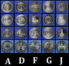 ALLEMAGNE - 2 EUROS COMMEMORATIVE 2006 - 2018 Toutes les Années Disponibles