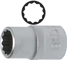 Douilles 12 pans 1/2" métriques de 8mm à 36mm clé à cliquet douille 8 à 36