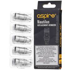 5 Résistances Aspire BVC Coil pour Nautilus, Nautilus2, Mini Nautilus 