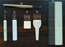 Knittax Strickmaschine  Zubehör 2er/3er/5er Decker Deckerkämme Hilfswerkzeug
