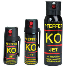 Ballistol Pfefferspray Jet Sprühstrahl Tierabwehr KO Spray Gürtelclip Reizgas