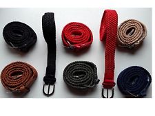 CEINTURE TRESSEE EXTENSIBLE ET ELASTIQUE HOMME & FEMME LARGEUR 2,5 CM