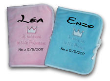 House protège carnet de santé 100% COTON personnalisé avec prénom de votre choix