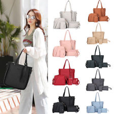 4pcs / set Femmes Sac à main en cuir Sac à bandoulière Fourre-tout Messenger Bag