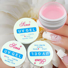 1/3Pcs UV Gel Faux Ongles Construction Extension Couverture Finition Nail Art