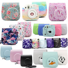 Fujifilm Instax Mini 8 9 Film Instant Camera Flamingo Bag PU Leather Cover Case