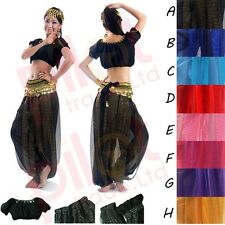 Belly Dance Costume Danse Orientale Danse Du Ventre Haut Pantalon Ensemble