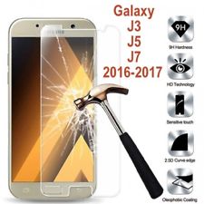 Galaxy J3/J5/J7 2016/17/2018 vitre protection verre trempé film d'écran Samsung 