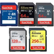 8Go/16Go/32Go/64Go/128Go/256Go SanDisk Ultra Extreme Pro Class 10 SD HC XC UHS-I