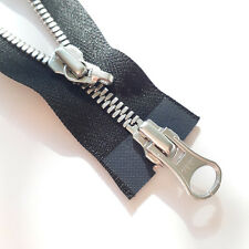 Reißverschluss SCHWARZ teilbar 2-Wege Metall Größe 5 YKK Zipper молния cipzár