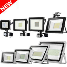 Projecteur LED 10/20/30/50/100W PIR Sensor Motion Security Flood Light Warm Cool